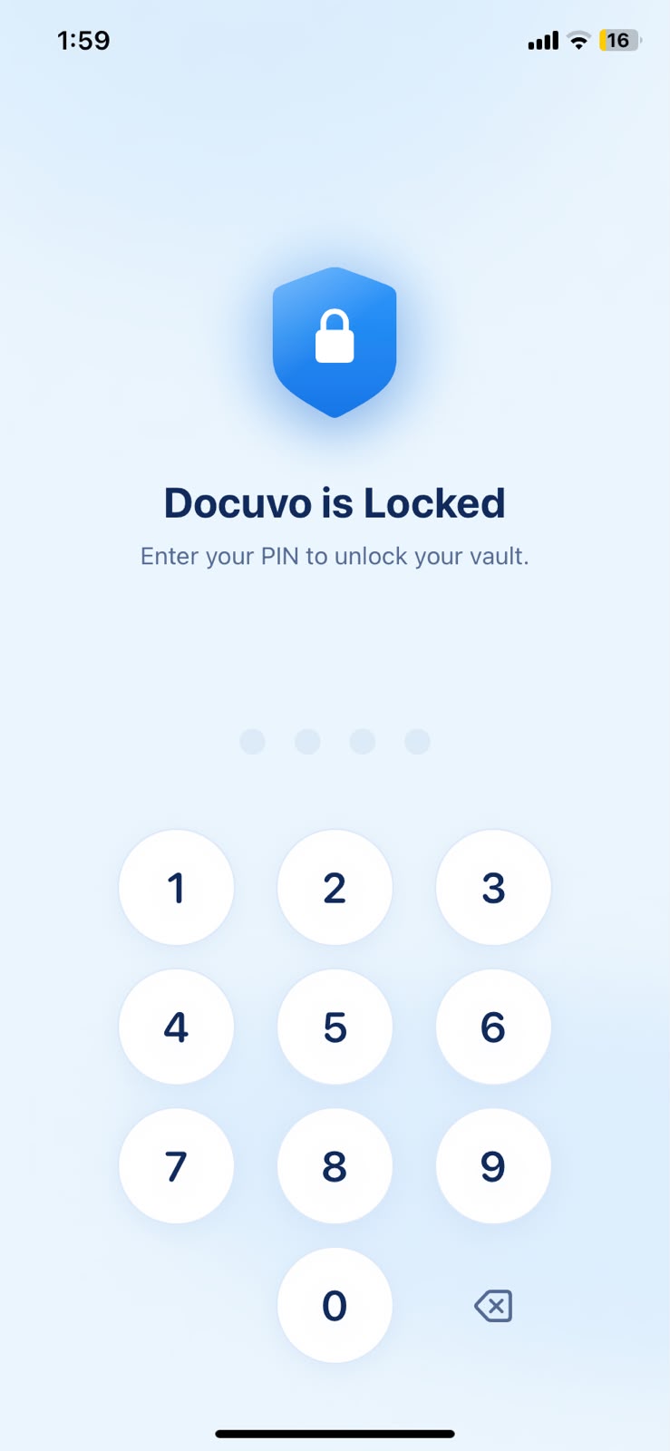 Docuvo Lock Screen